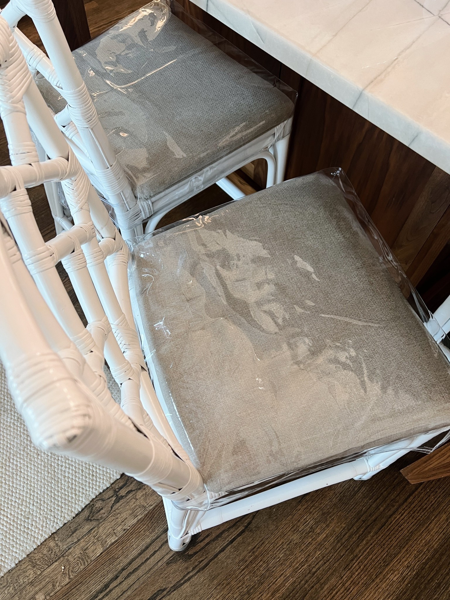 Vinyl covers for the counter stools my kids sit in

#LTKHome