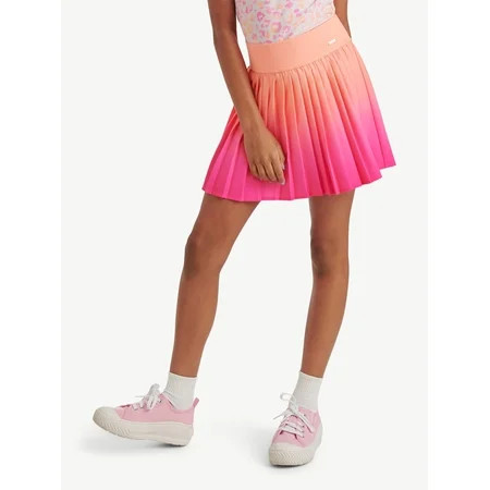 Justice Girls Ombre Pleated Skirt, Sizes XS - XLP | Walmart (US)
