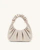 Gabbi Ruched Hobo Handbag - Ivory | JW PEI US