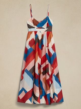 Isa Cotton-Silk Dress | Banana Republic (US)