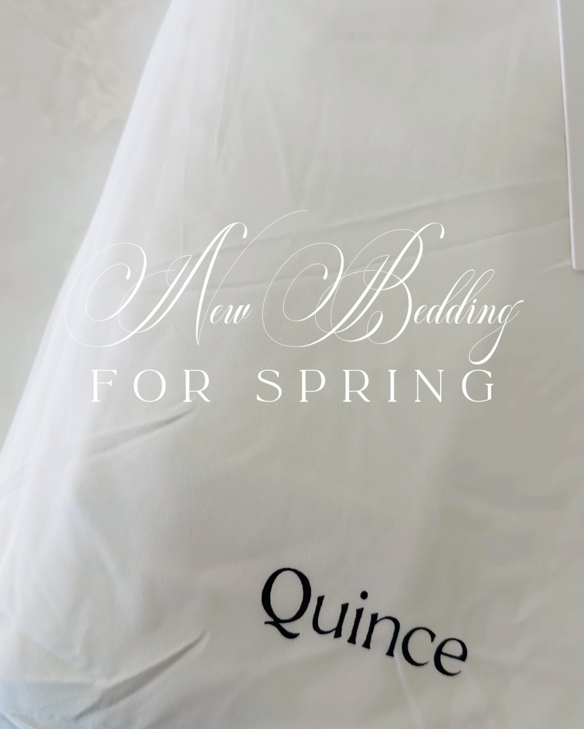Beautiful, affordable, versatile bedding for a gorgeous spring bedroom refresh from @onequince! These sheets, quilts and shams wash up beautifully and look stunning with any color combination. I have the white sheets and the ivory quilt and shams on our bed. #quincepartner 

#LTKHome #LTKSeasonal