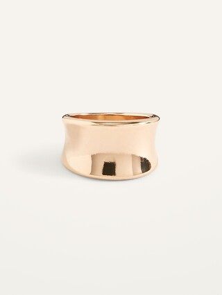 Gold-Toned Chunky Cylinder Ring for Women | Old Navy (US)