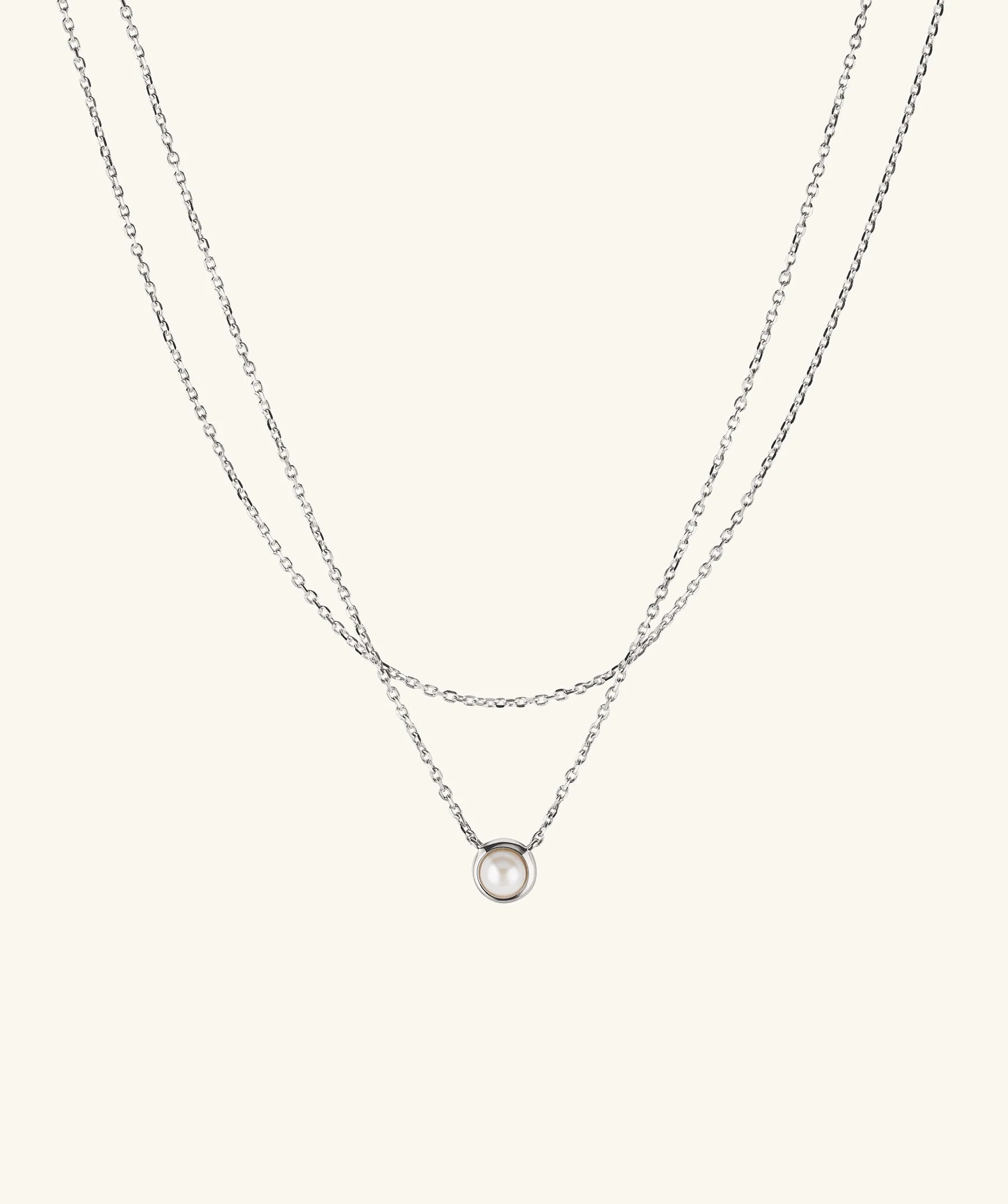 Layered Pearl Necklace | Mejuri Fine Crew