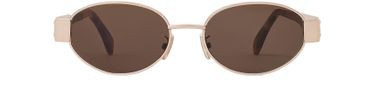 Triomphe metal 01 sunglasses in metal - CELINE | 24S (APAC/EU)
