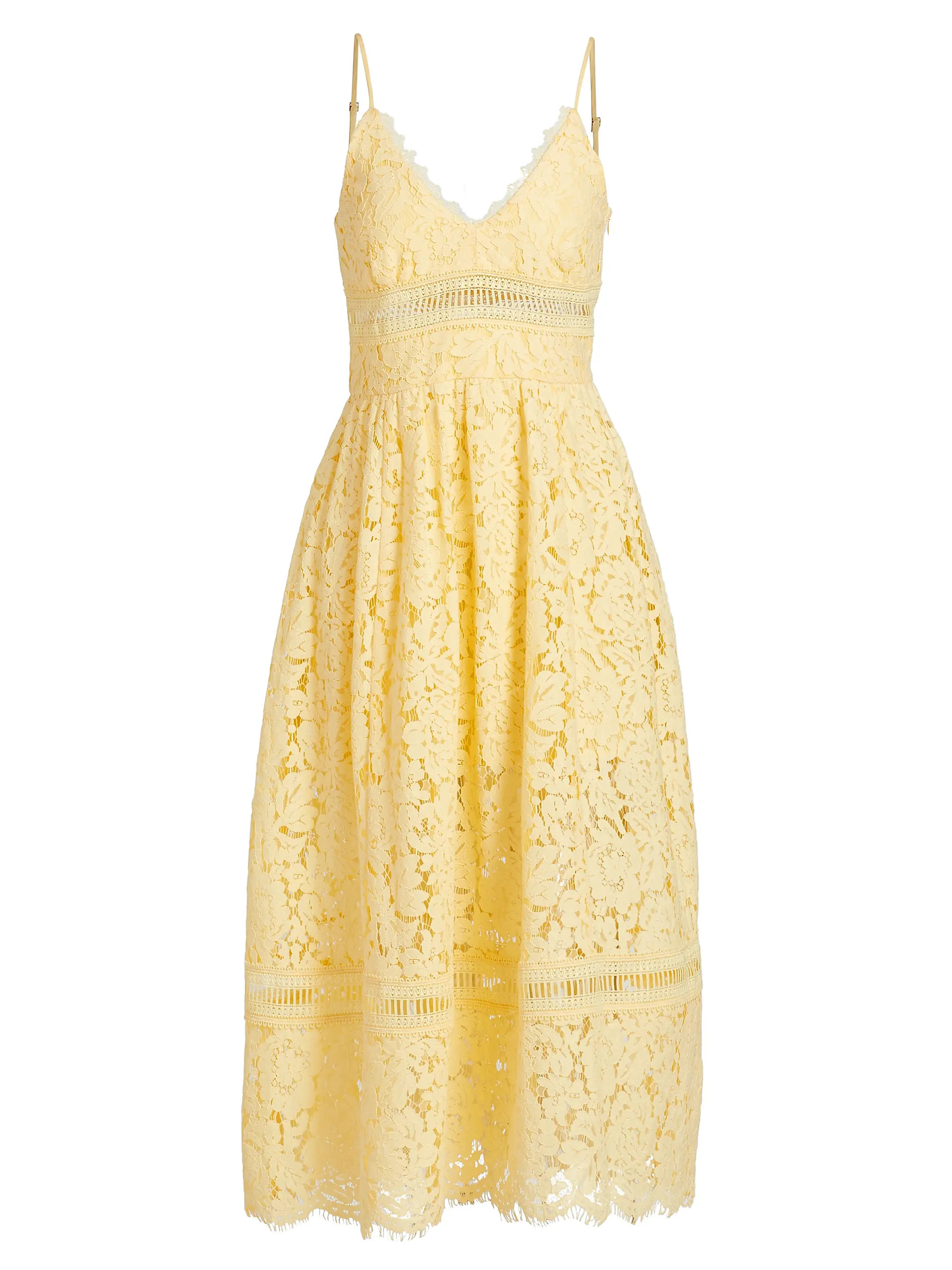Generation Love Emma Corded Lace Midi-Dress | Saks Fifth Avenue | Saks Fifth Avenue