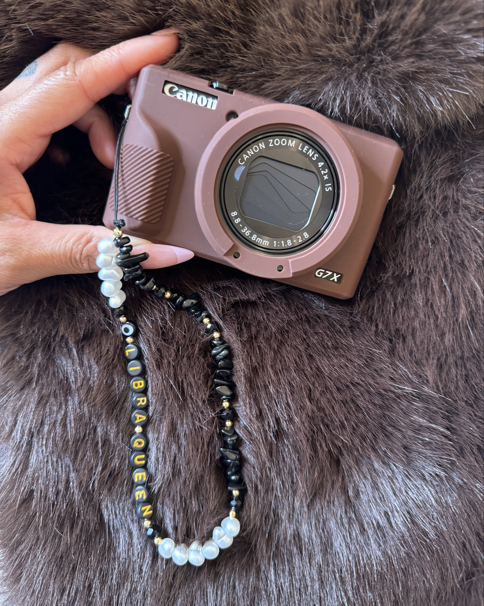 Canon g7x mark iii accessories 🤎🖤 canon g7x, camera accessories, charm strap, libra, winter colors, gemstones

#LTKFindsUnder50 #LTKSeasonal