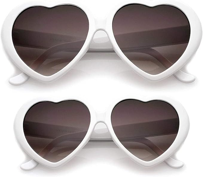 SMARTOWN Heart Shaped Sunglasses for Women and Kids Girls, Mother and daughter Matching Style Sun... | Amazon (US)