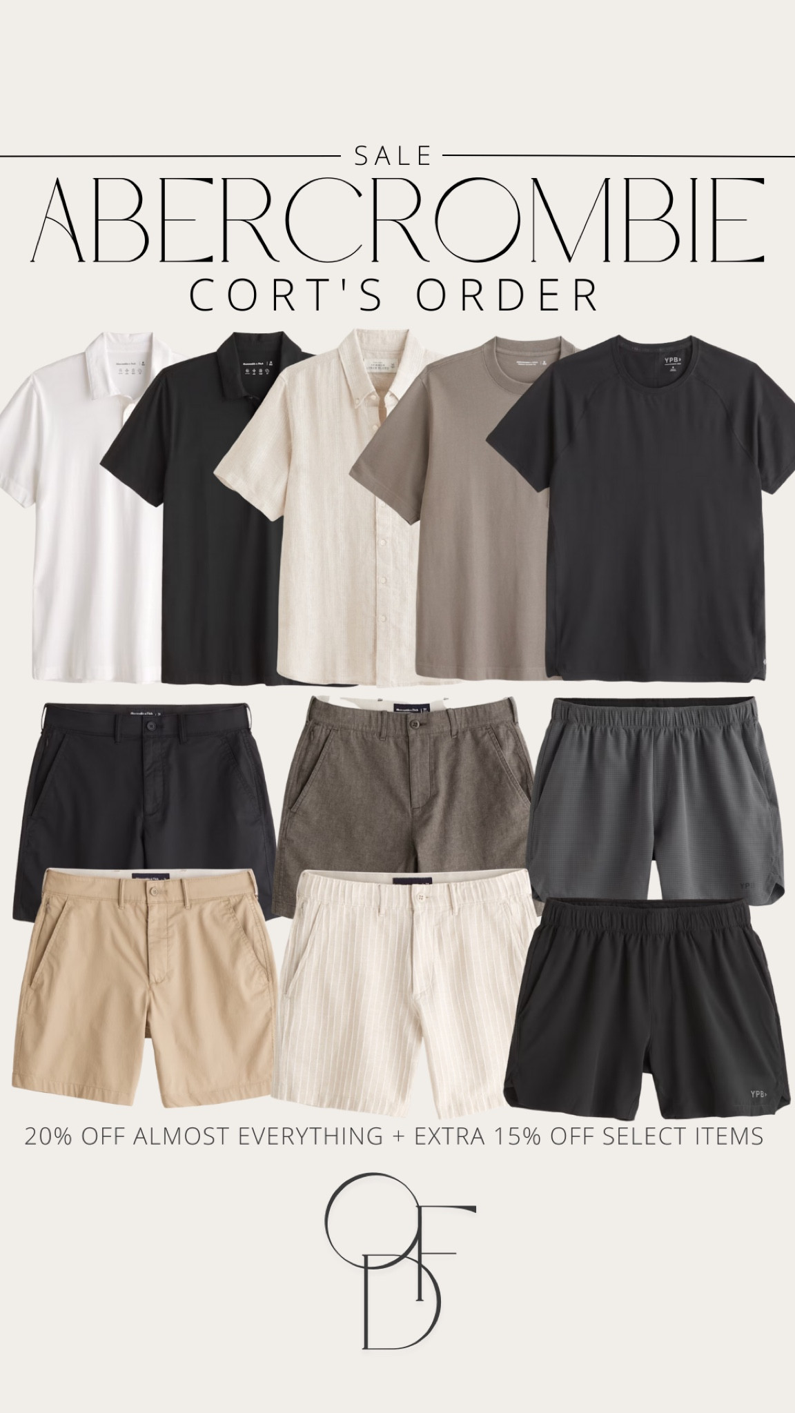 Abercrombie Sale - Sharing Cort’s recent order! Get 20% off almost everything + an additional 15% off select items! #outfitsfordudes #abercrombie