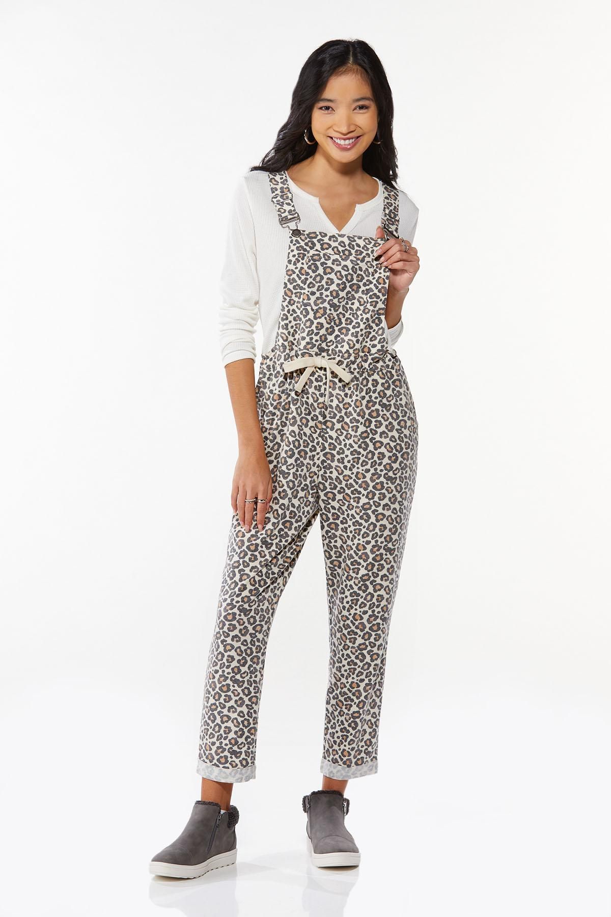 Comfy Leopard Overalls | Cato Fashions