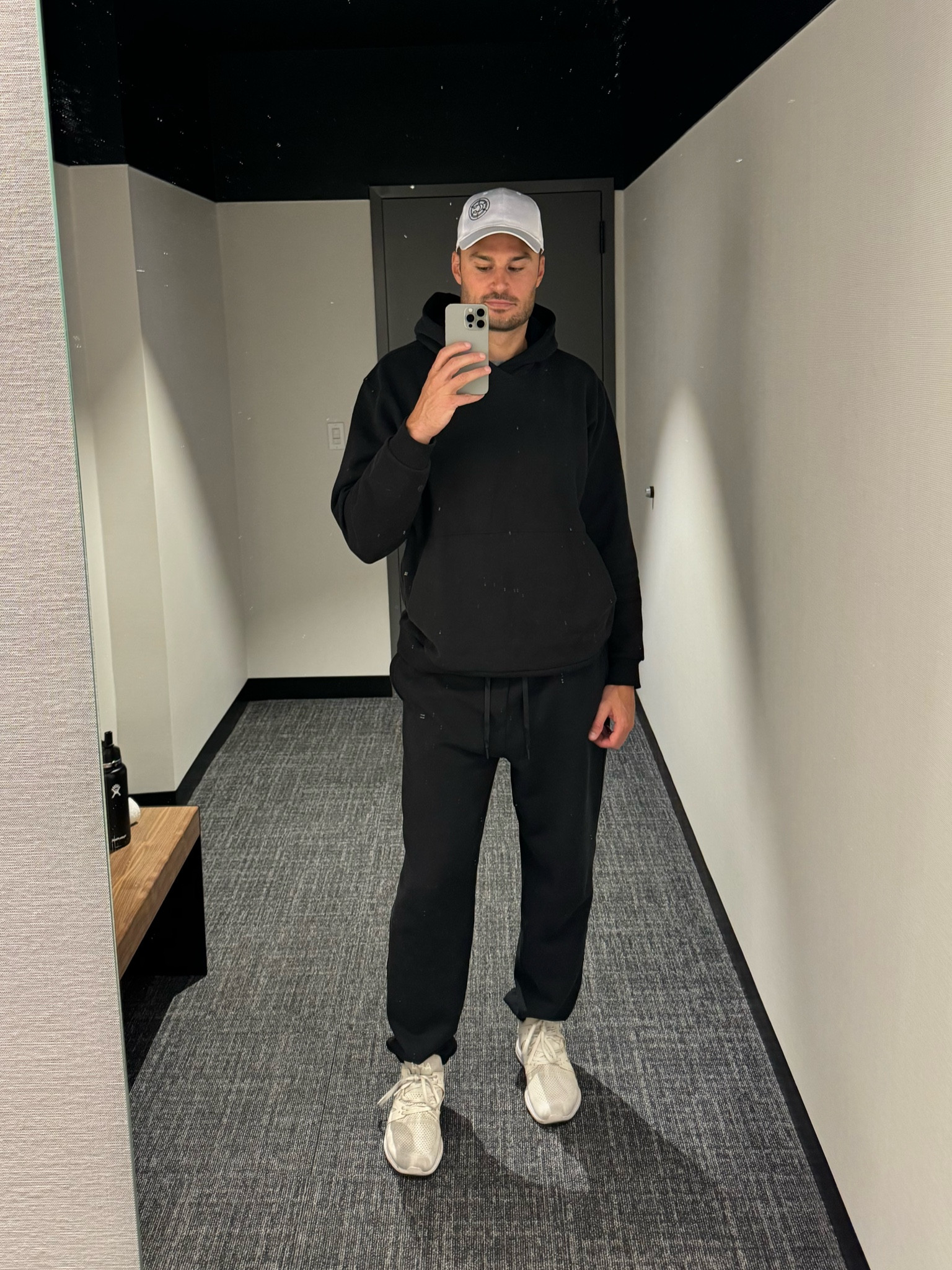 Sweat set for a lazy weekend. Love them for travel days too. Wearing XL hoodie and Large Tall (37’’) pants. I’m 6’4 and 205. I sized up on the hoodie for extra baggie. The large means large, lots of room in there haha  

#LTKstyletip #LTKmens #LTKfitness