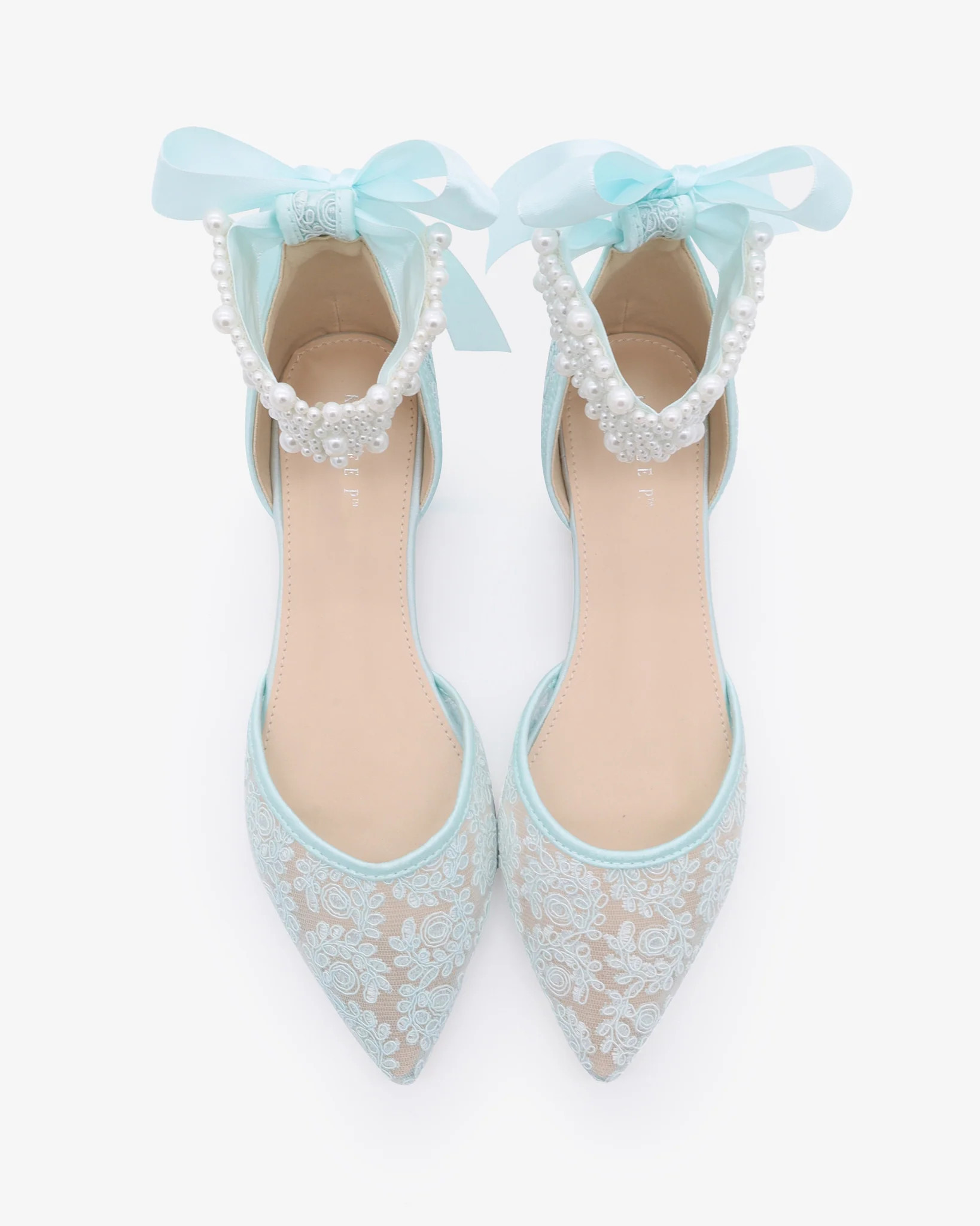 Crochet Lace Pointy Toe with Perla Ankle Strap | Kailee P.