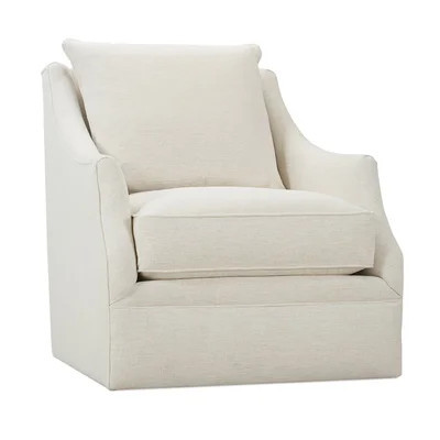 33" W Polyester Blend Swivel Armchair | Wayfair North America