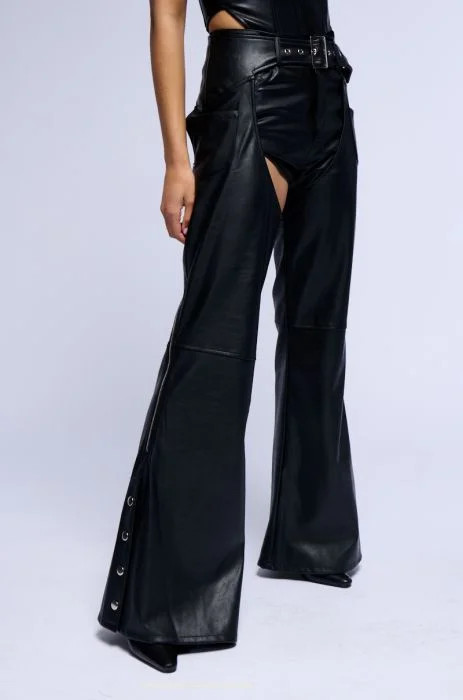 RODEO FAUX LEATHER CHAPS | AKIRA