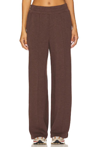 The Wide Leg 30" Pant in Coffee Bean Marl | Revolve Clothing (Global)