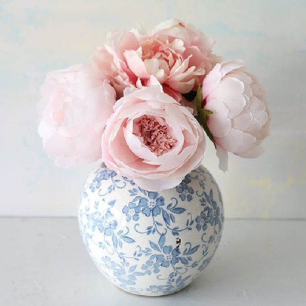 COUNTRY CLASS PATTERNED TERRACOTTA VASE | Antique Farm House