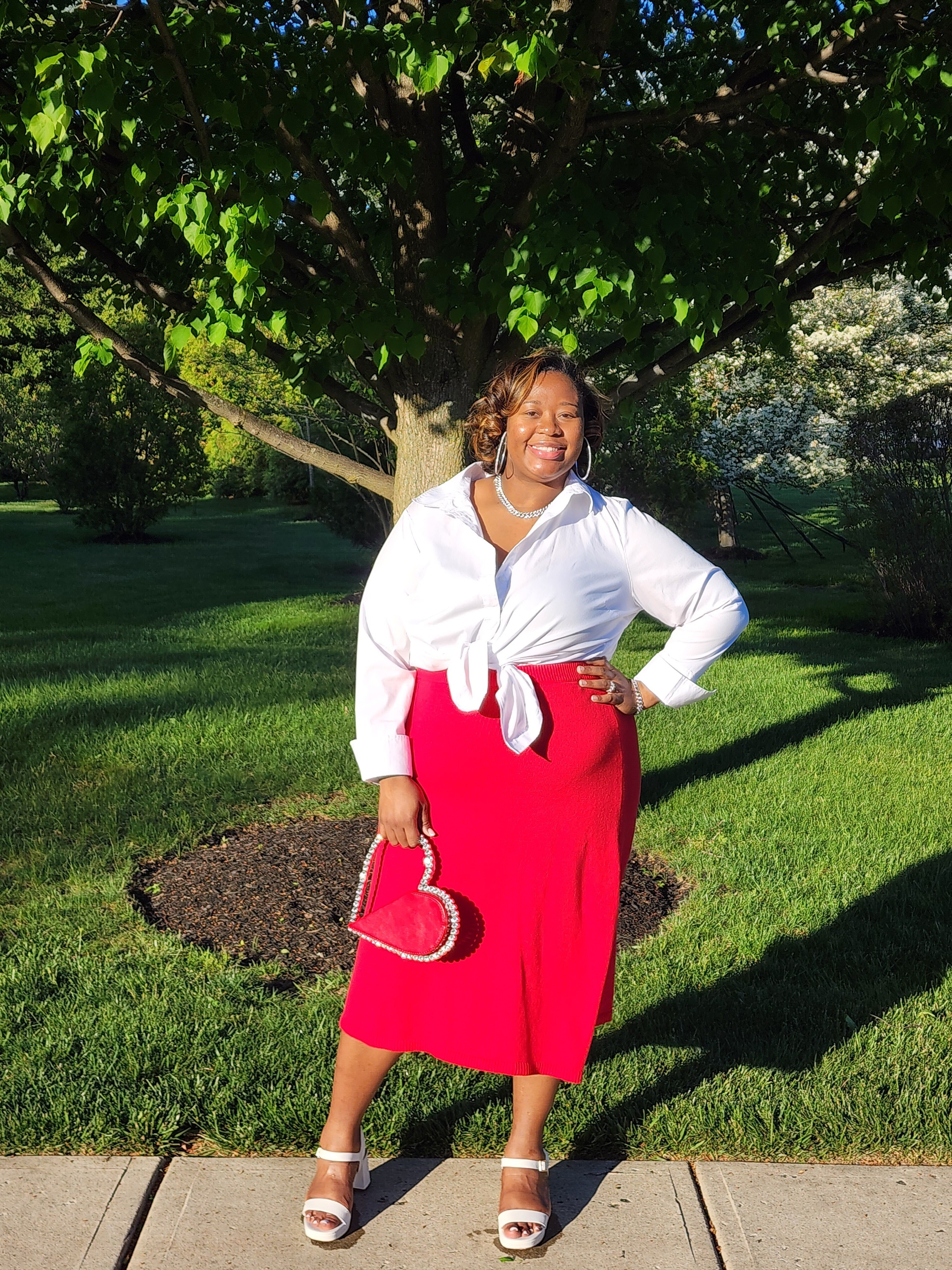 Skirt + Shirt

#LTKPlusSize #LTKgrwm #LTKootd
