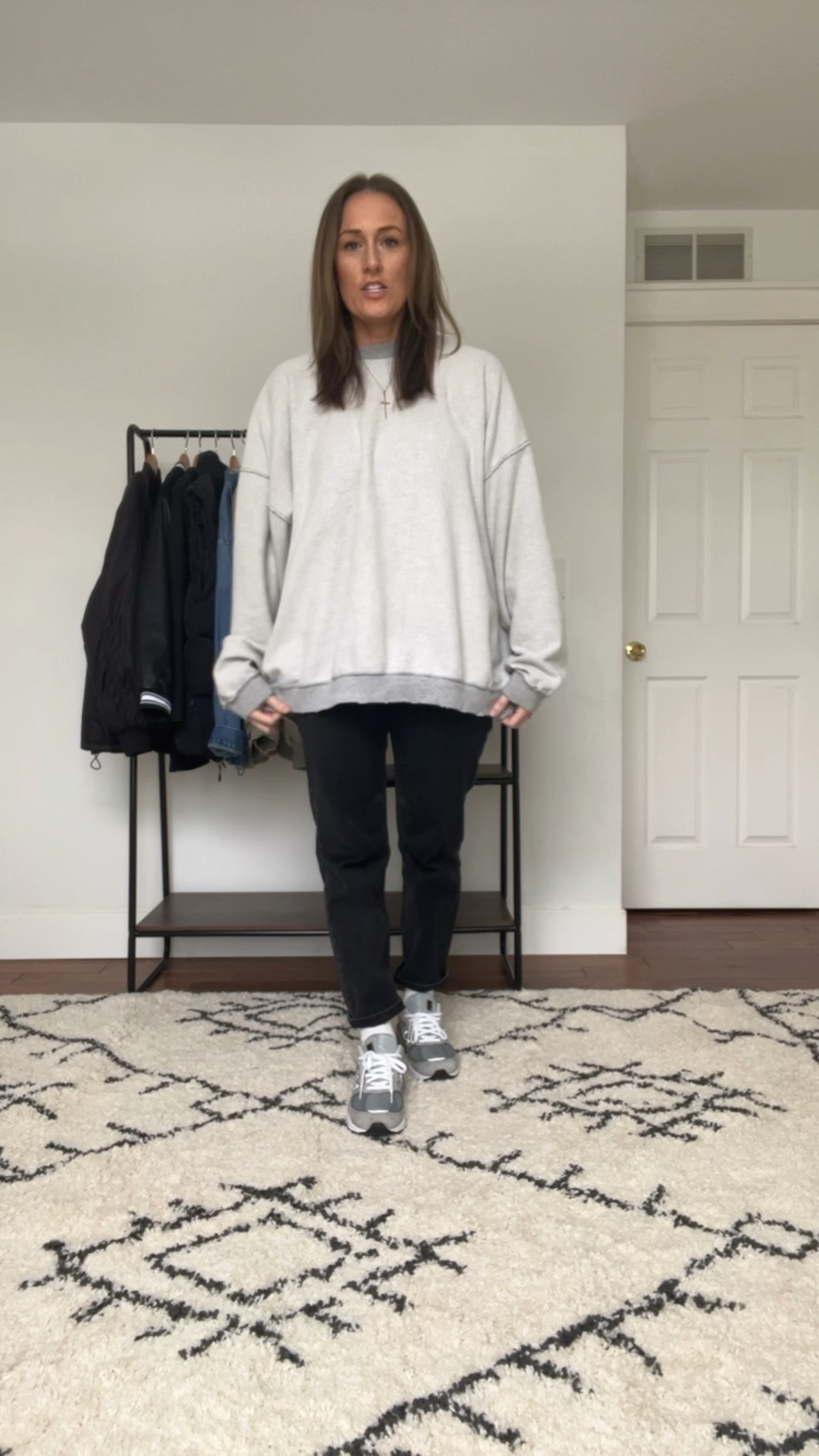 Everyday outfits. Easy outfits. Easy outfit ideas. Neutral basics. Fall outfits. Fall outfit idea. Casual outfits. Basic mom outfit. Casual outfit idea. Casual outfit. Everyday outfit. Mom outfit. Street style. 

#LTKSeasonal #LTKFindsUnder50 #LTKFindsUnder100