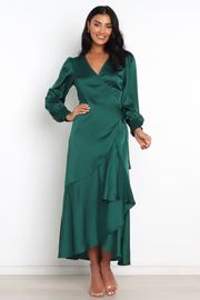 Xanthie Dress - Emerald | Petal & Pup (US)