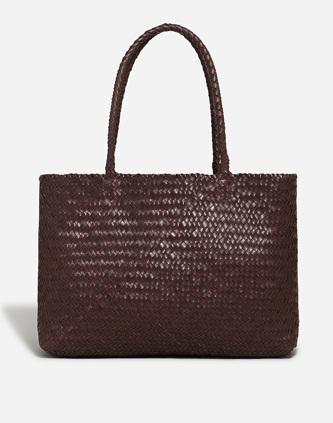 Handwoven Leather Tote | Madewell