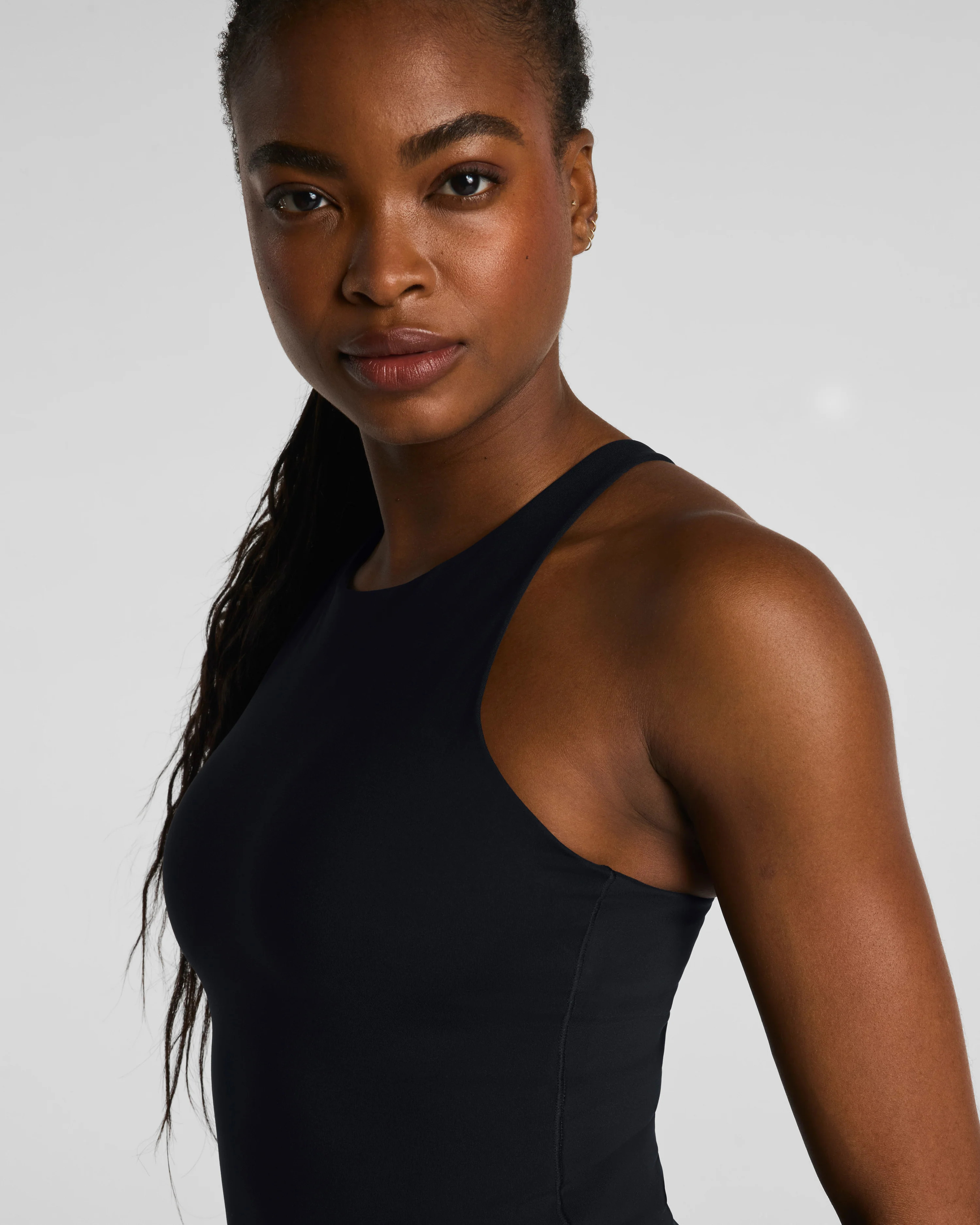 SPANX® BodyLineHigh Neck Cropped Tank with FlexForm Cups | Spanx