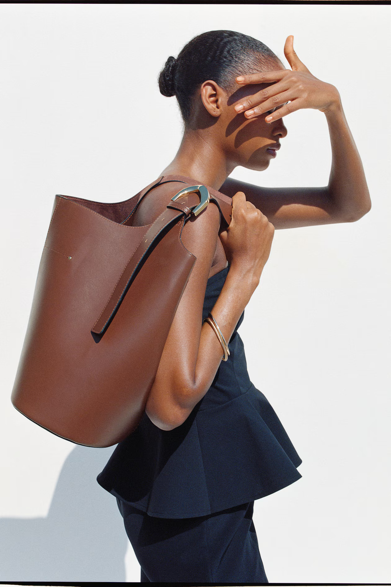 Bucket bag - Brown - Ladies | H&M GB | H&M (UK, MY, IN, SG, PH, TW, HK)