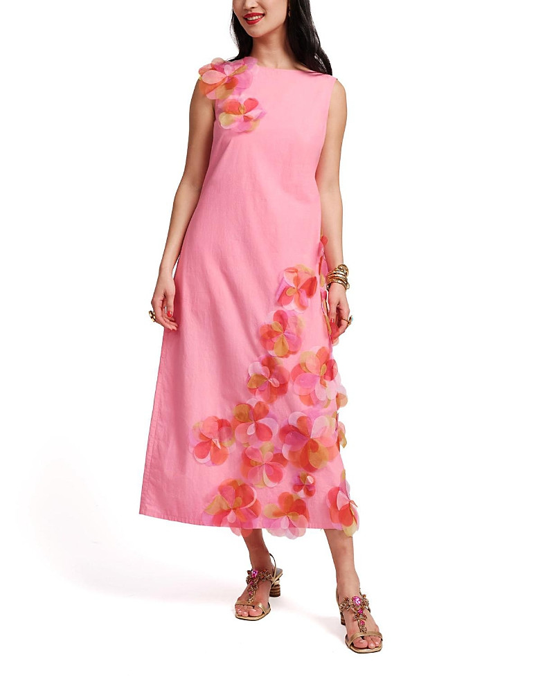 Frances Valentine Origami Dress with Organza Flowers | Bloomingdale's (US)