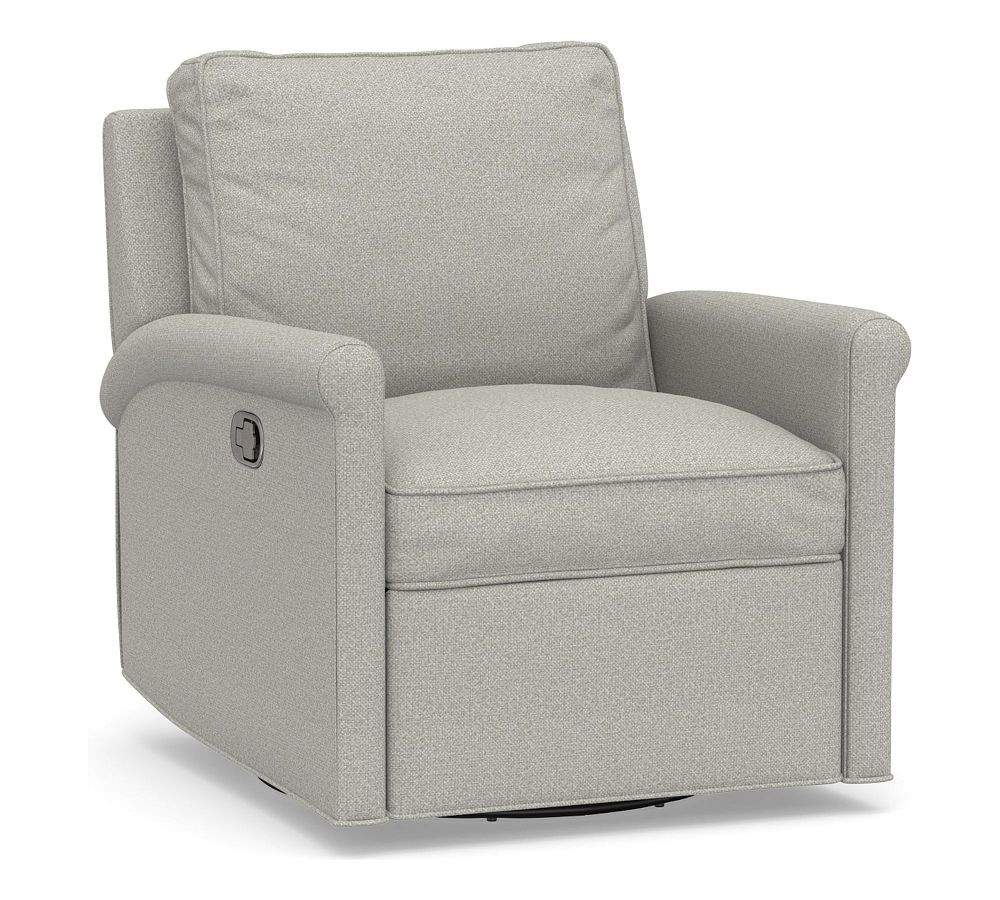 Tyler Roll Arm Swivel Recliner | Pottery Barn (US)