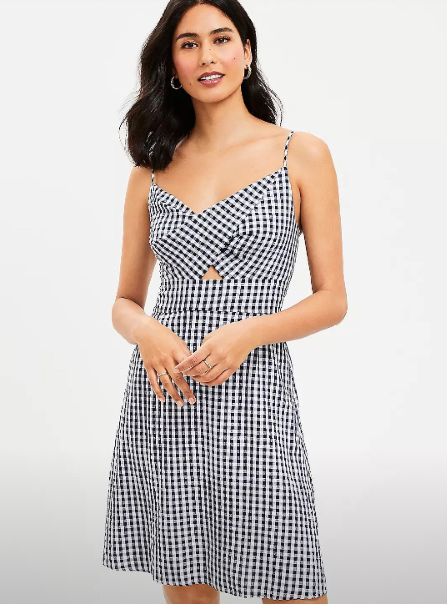 50% OFF! Twist front cutout dress 

#salefinds #ginghamdress #weddingguestdress #rehearsaldinner 
#LTKwedding #LTKU #rush #rushdress 

#LTKunder50 #LTKsalealert #LTKstyletip