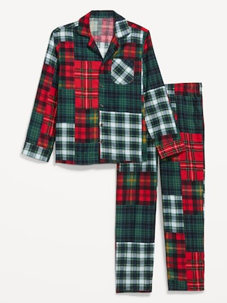 Printed Flannel Pajama Set for Men | Old Navy (US)