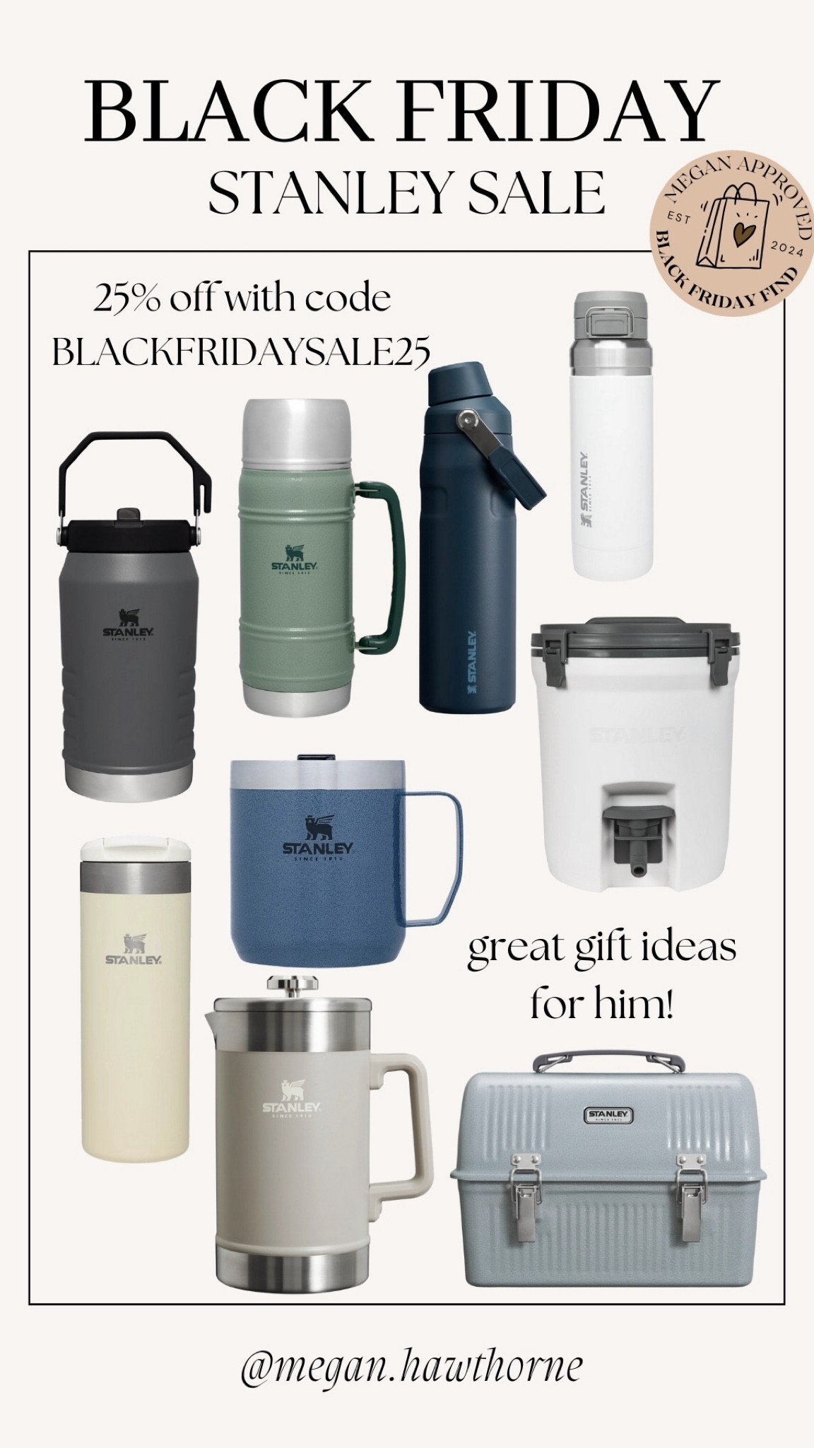 Stanley sale alert! use code: BLACKFRIDAYSALE25! These would make great gift ideas for him!  

#LTKStyleTip #LTKSaleAlert #LTKGiftGuide