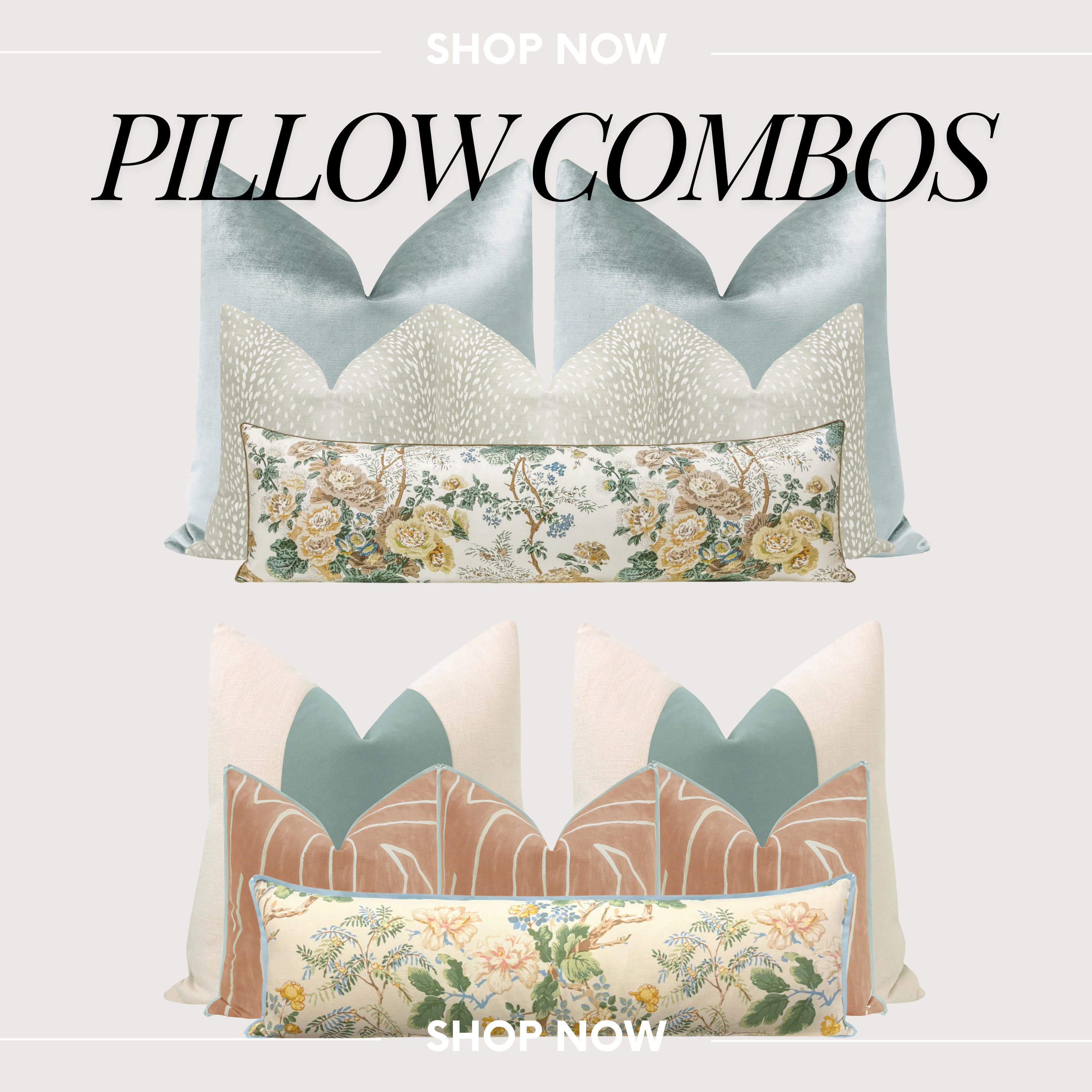 Designer Pillow Combos for Effortless Style
Transform your sofa or bed in minutes with these stunning pillow combos! 🌸 From dreamy textures to timeless floral patterns, these curated sets make styling your home simple and chic. Tap to shop these must-have pairings today! #pillowdecor #interiorstyling #throwpillows #homedecorideas #pillowcombos 

 #LTKHome
