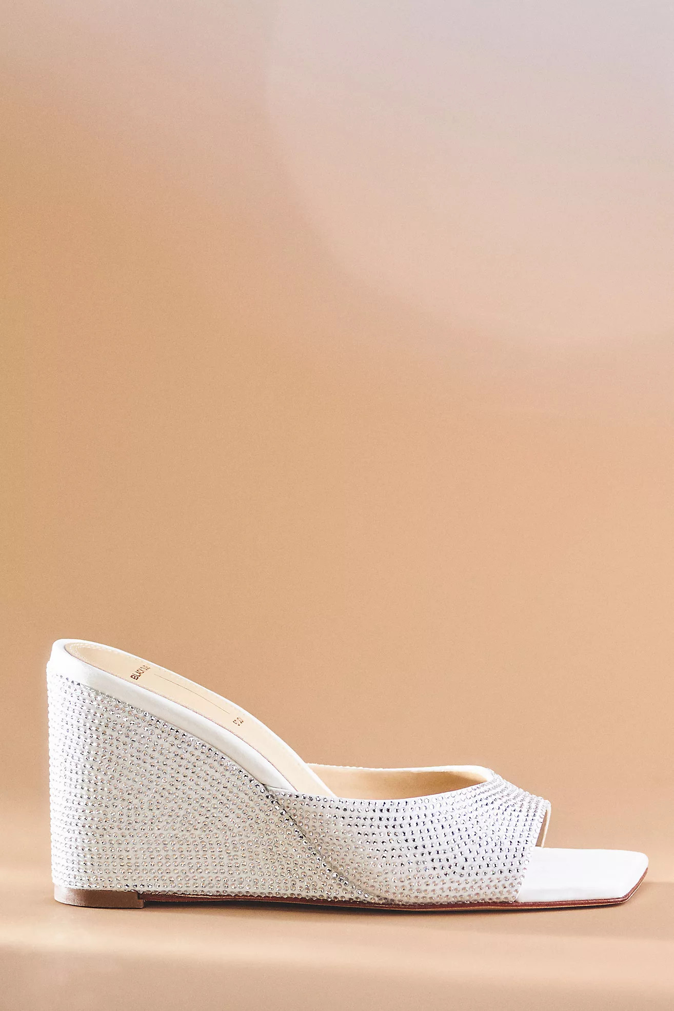 Black Suede Studio Paloma Wedge Heels | Anthropologie (US)
