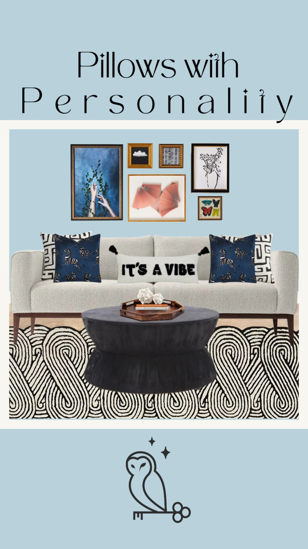 ✨Mixing and matching pillow patterns with your personality involves infusing your unique style and preferences into your home decor. Here are some tips to help you create a pillow arrangement that reflects your personality like a pro:

✨ Identify Your Style:
Consider your personal style and preferences. Are you more drawn to a bohemian, modern, midcentury, art deco glamour, or eclectic look? Understanding your style will guide your choices in patterns, colors, and textures.

🦓Choose Patterns that Speak to You:
Select patterns that resonate with your personality. If you love nature, consider botanical prints. If you’re bold and adventurous, you might opt for vibrant and geometric patterns.

✨for more tips head over to the blog https://greatoakhaven.com/12-pro-tips-on-how-to-create-pillow-combos-with-personality/
And follow along on Insta @greatoakhaven 🏡🫶💖🤍✨🦓🪄

#LTKfamily #LTKhome #LTKstyletip