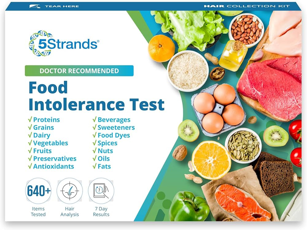 5Strands Food Intolerance Test, 640 Items Tested, Food Sensitivity at Home Test Kit, Accurate Hai... | Amazon (US)