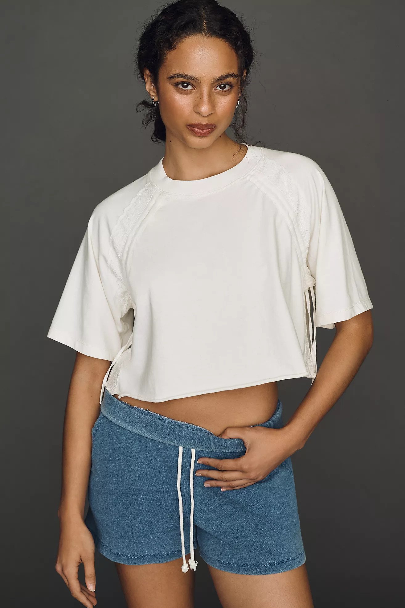 Daily Practice Cotton Crop Tee | Anthropologie (US)