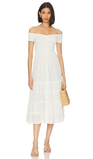 Magnolia Dress in Eggshell | Revolve Clothing (Global)