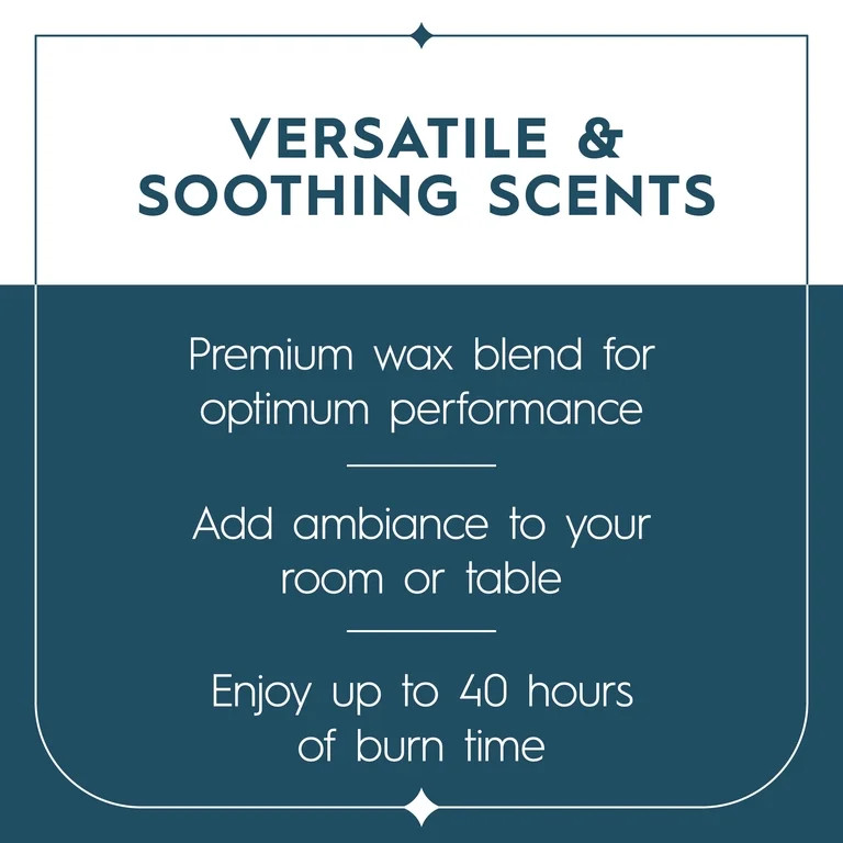 Better Homes and Gardens Salted Coconut Mahogany 1-Wick Fluted Jar Candle, Crackle Blue Flower, 8... | Walmart (US)