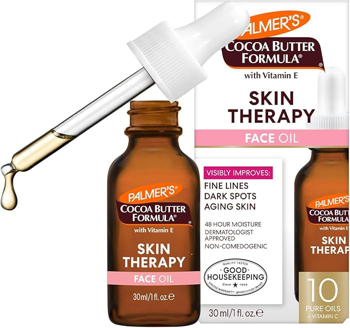 Palmer's Cocoa Butter Formula Moisturizing Skin Therapy Oil for Face with Vitamin E, C & 10 Pure ... | Amazon (US)