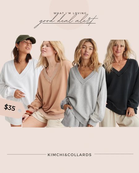 Good deal alert on these super cozy and oversized pullovers from @aerie. I’d advise sizing a full size down in these. 

#aeriepartner @aerie #aeriaREAL #aerie

#LTKfindsunder50 #LTKstyletip #LTKsalealert