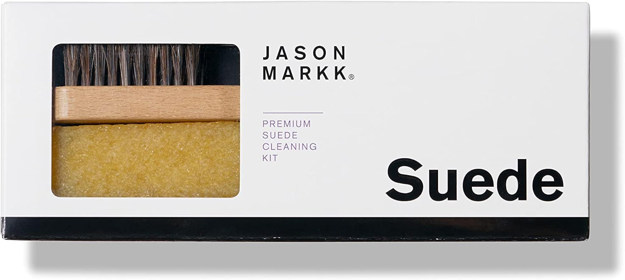 Jason Markk Suede Cleaning Kit - Horsehair Bristle Brush - Shoe Stain Eraser - Suede and Nubuck C... | Amazon (US)