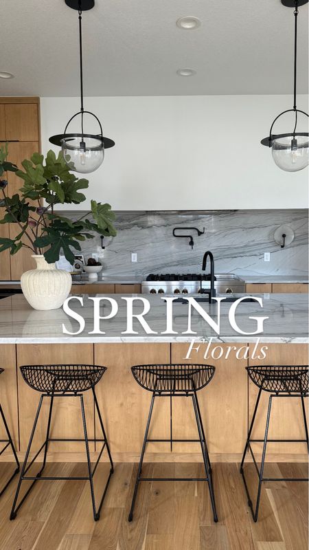 Spring 
Faux stems 
Kitchen 
Vase 
Home decor 

#LTKover40 #LTKstyletip #LTKhome