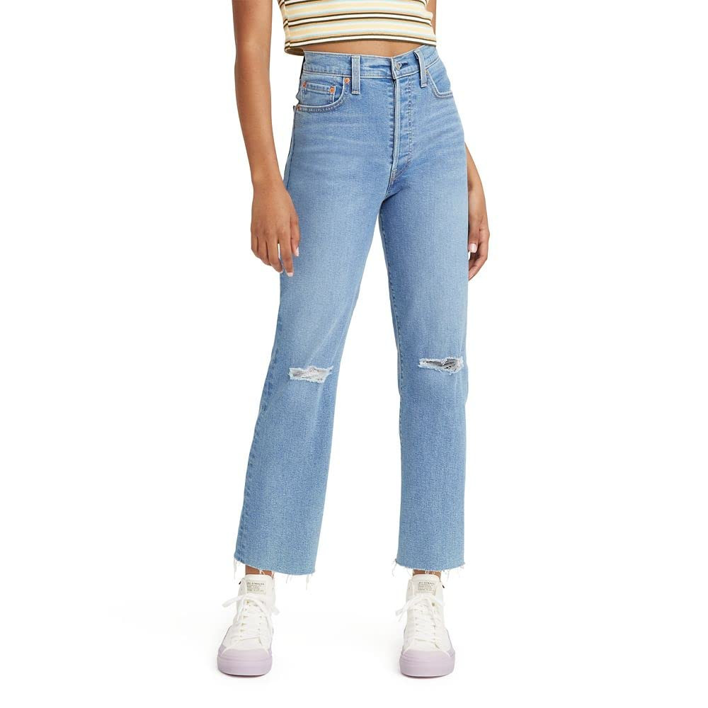 Levi's Women's Ribcage Straight Ankle Jeans | Amazon (US)