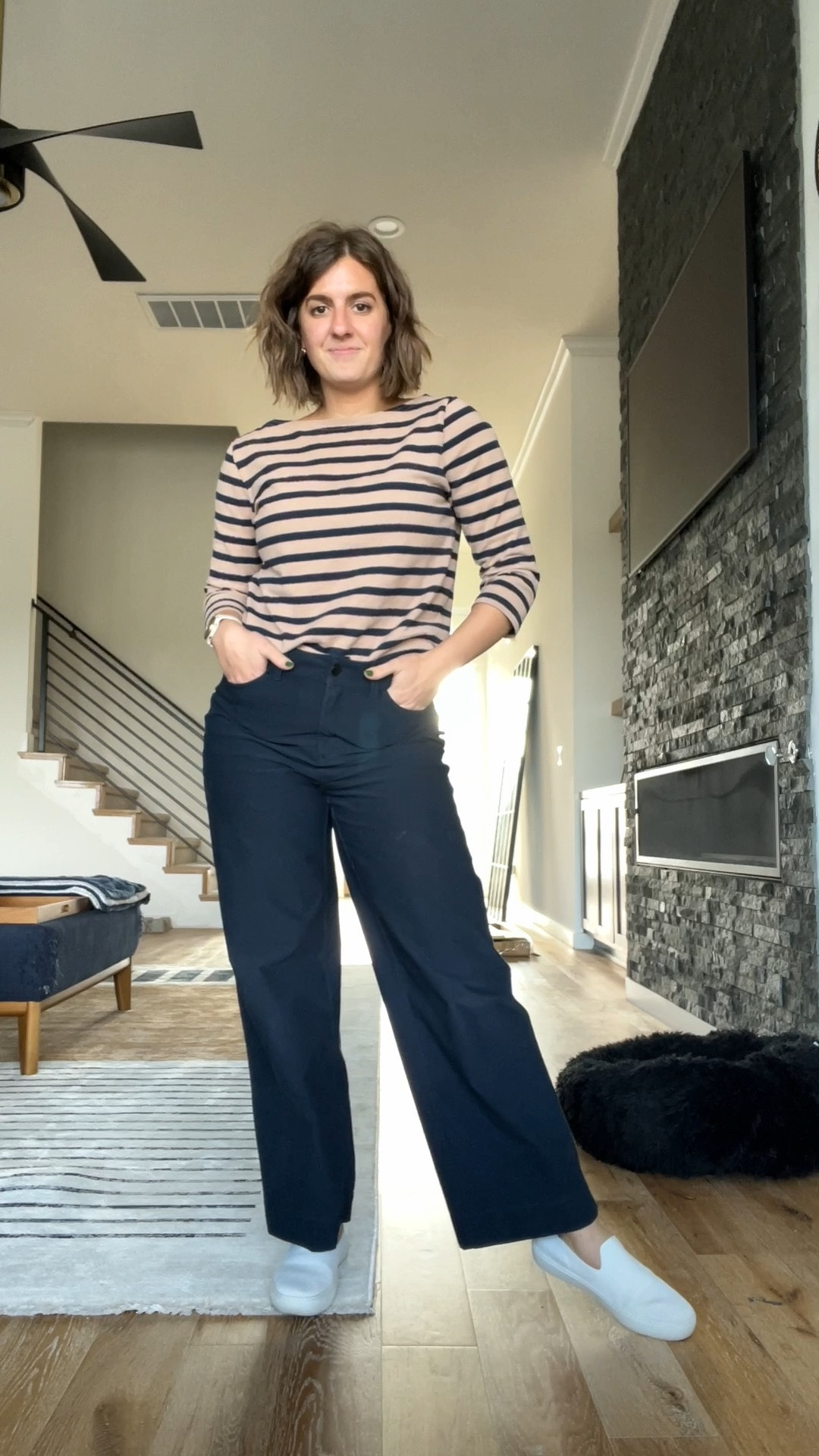 So happy I found wide leg pants that don’t swallow me! I had these hemmed just a b it for the perfect fit, and I have them in 3 colors 🥰

Pants: 28
Shoes: 8

#LTKworkwear #LTKstyletip