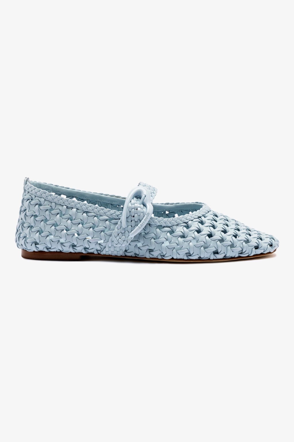 Verona Macrame Ballet Flat In Maya Leather | Larroude