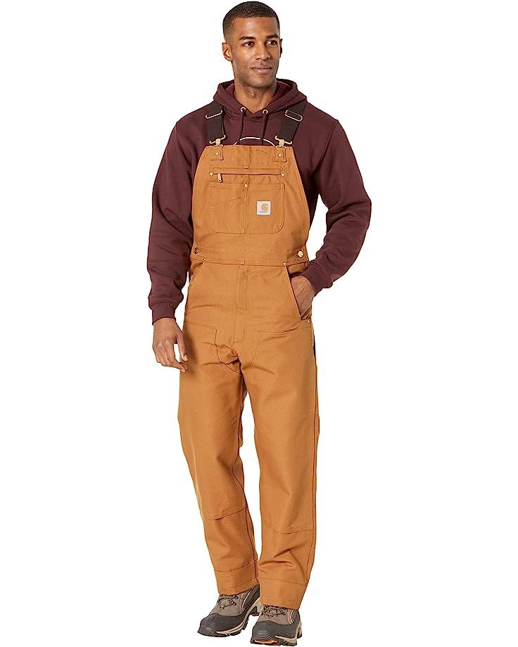 Carhartt Relaxed Fit Duck Bib Overalls | Zappos
