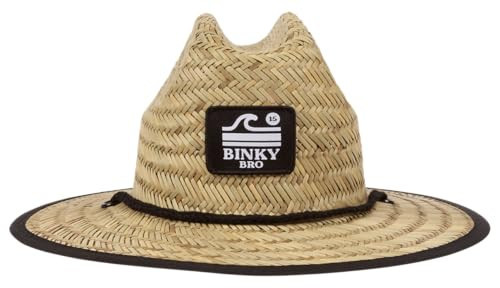 BINKYBRO Barney Patrol Retro Kids Straw Sun Hat with Adjustable Chin Strap | Amazon (US)
