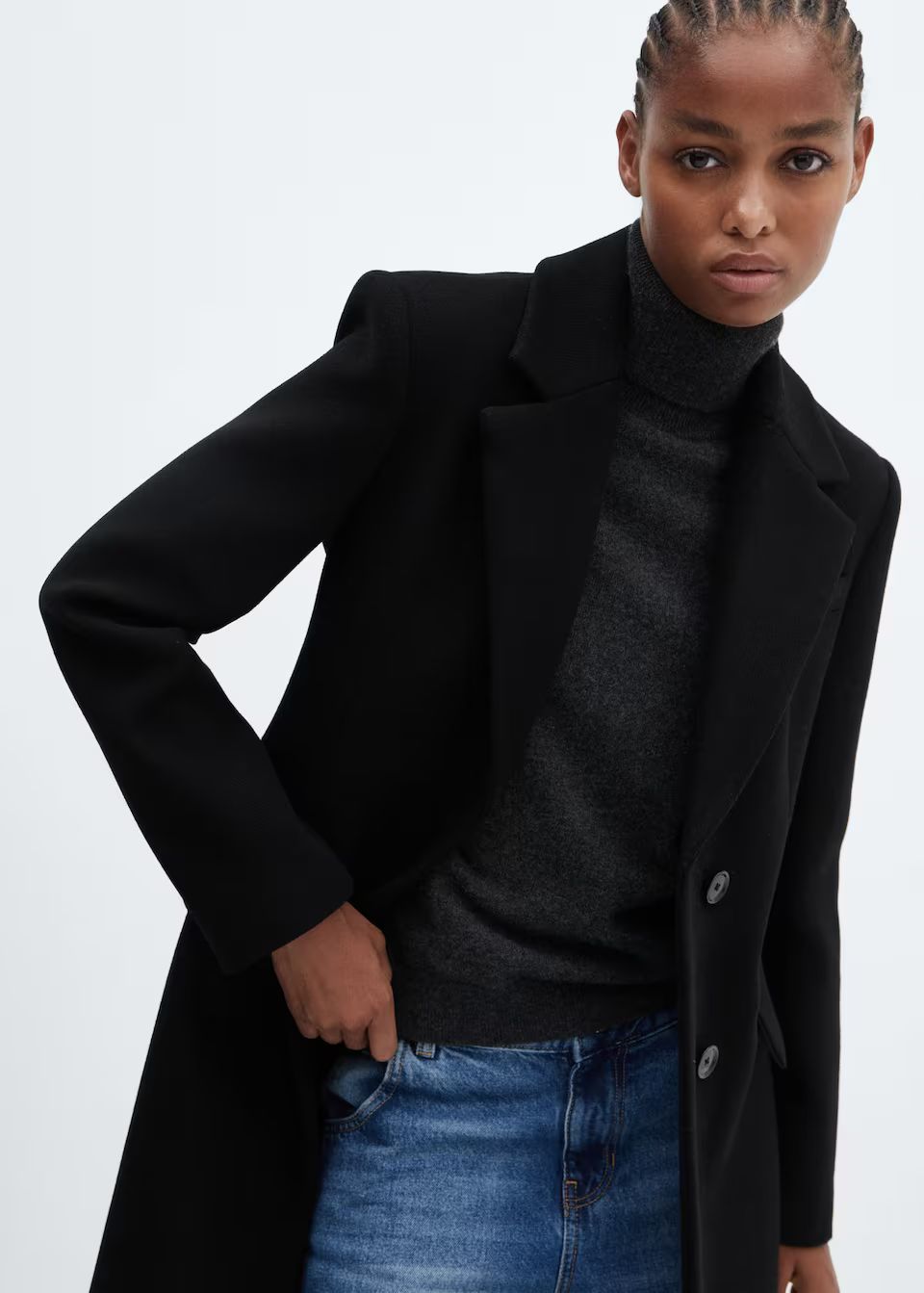 Wool overcoat -  Women | Mango USA | MANGO (US)