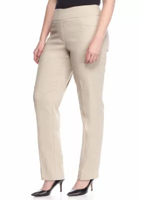 Ruby Rd Women's Plus Size Millennium Pull On Pants - Regular Length, 20W | Belk