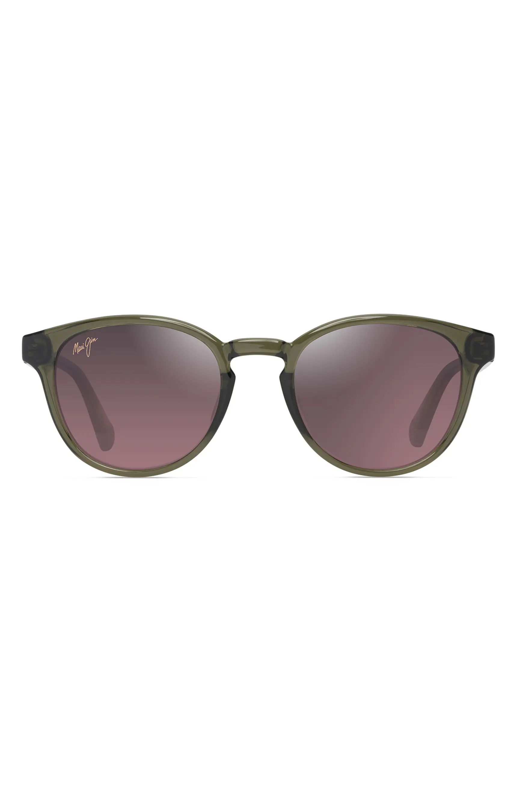 Hiehie 50mm Gradient PolarizedPlus2® Small Round Sunglasses | Nordstrom