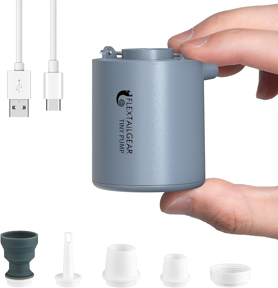 FLEXTAILGEAR Tiny Portable Air Pump Ultra-Mini, with 1300mAh Battery USB Rechargeable to Inflate ... | Amazon (US)
